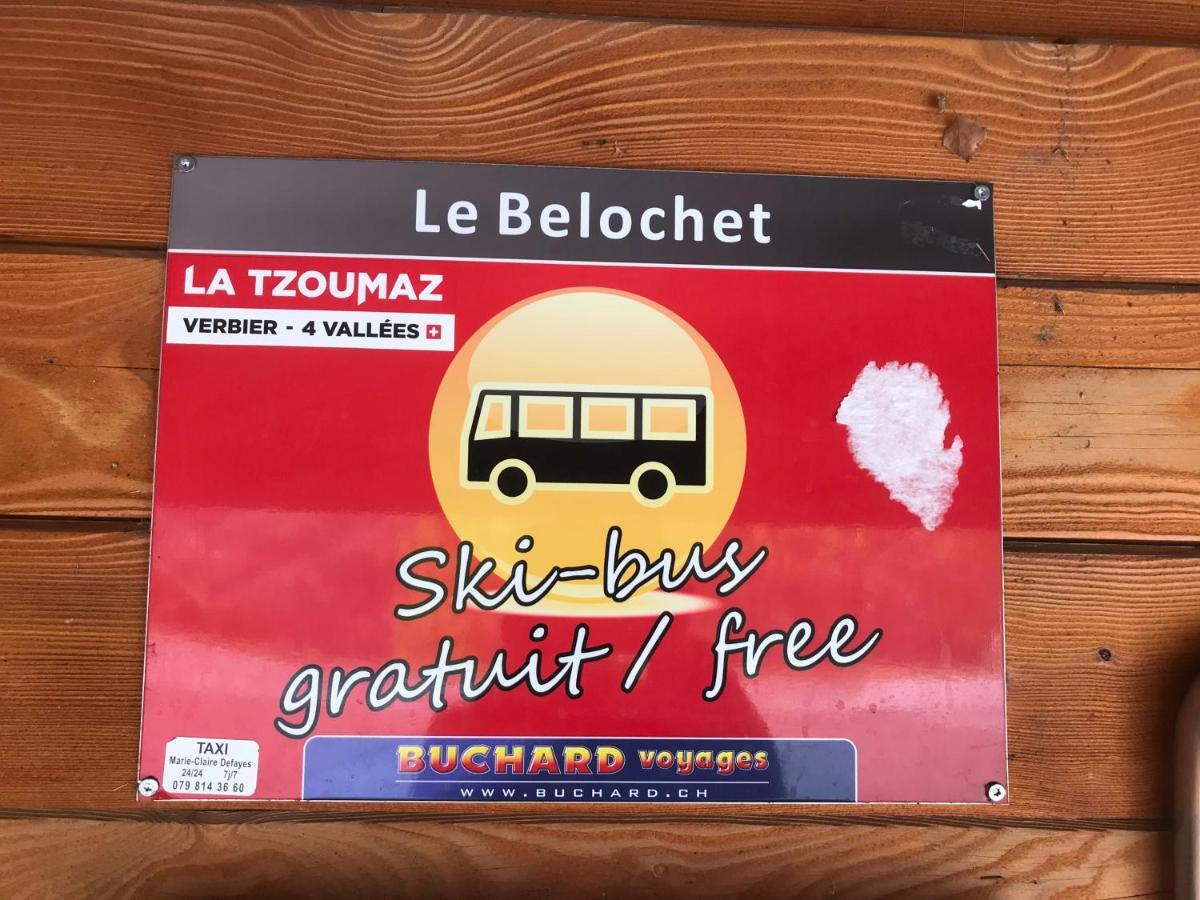 Chalet Le Fertin La Tzoumaz Luaran gambar